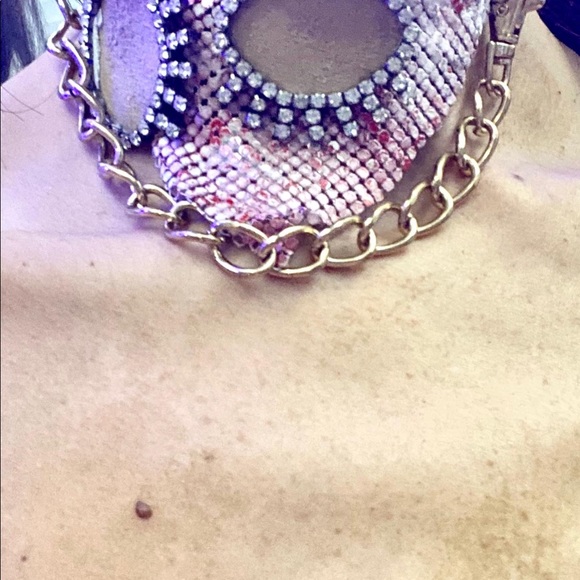 « La Belle et le Bad boy » one of/couture chocker - Picture 6 of 13